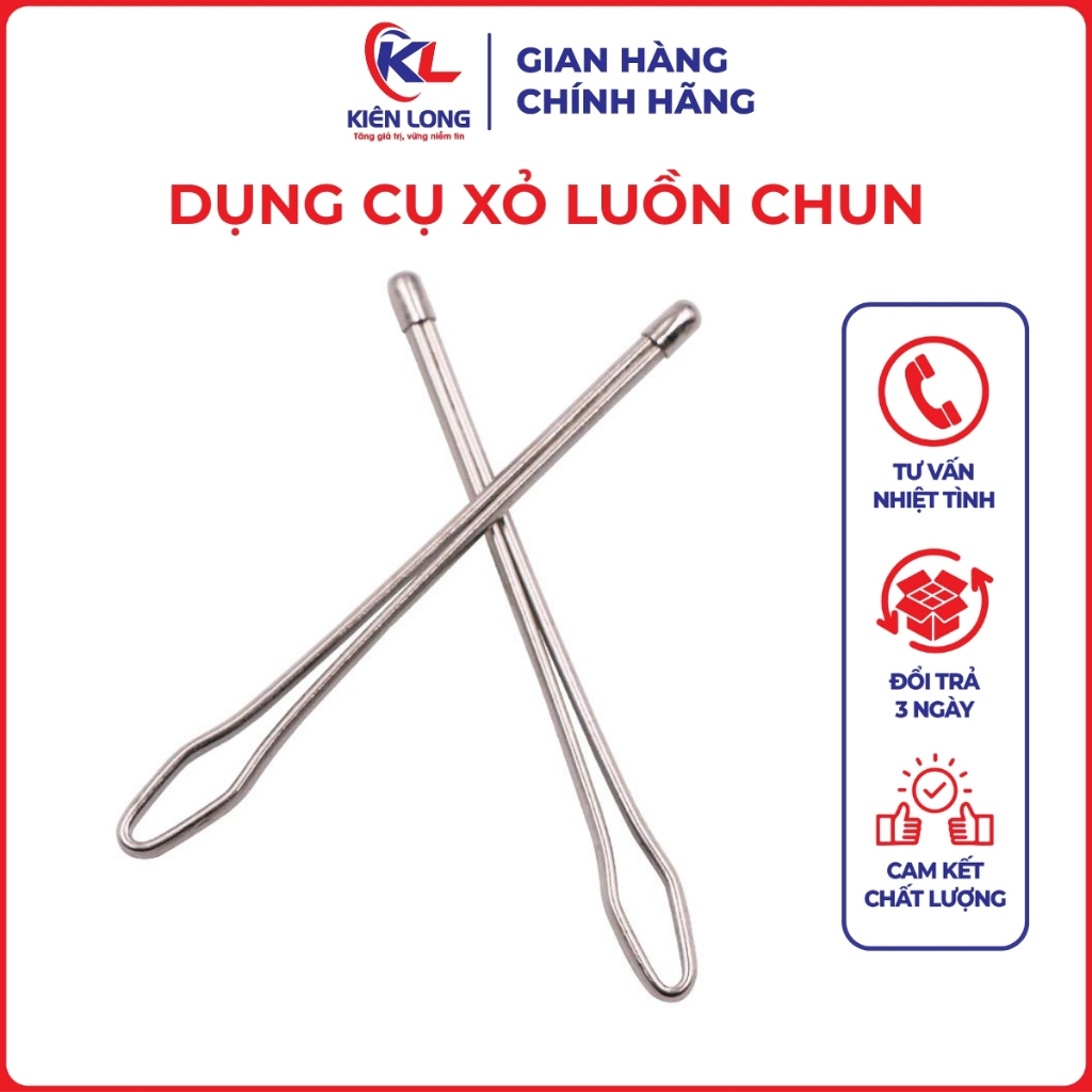 Dụng Cụ Xỏ Luồn Chun, Dây Rút 8cm Thép Không Gỉ - Phụ Kiện May Vá (Giá 5, 10 Cái)
