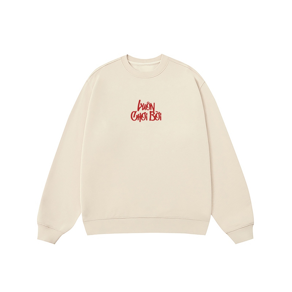 Áo Vớ Vẩn Vui Tươi REDLABEL Áo Sweater DÂN CHƠI Áo Sweatshirt Nỉ Oversize Nam Nữ SWT32
