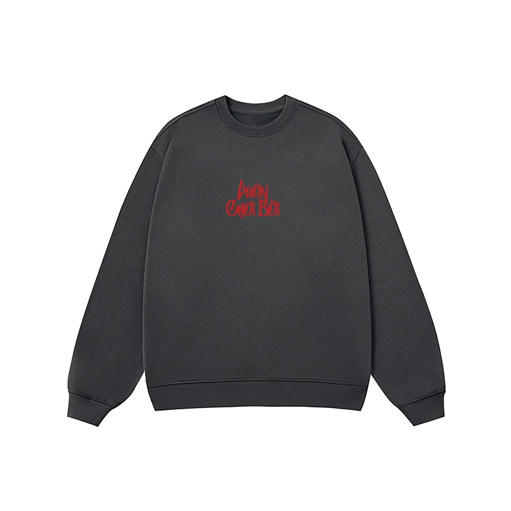 Áo Vớ Vẩn Vui Tươi REDLABEL Áo Sweater DÂN CHƠI Áo Sweatshirt Nỉ Oversize Nam Nữ SWT32