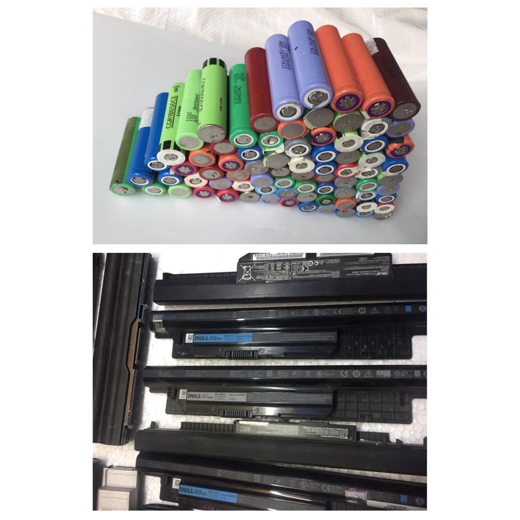 Cell 18650 Nguyên Khối nhiều hãng sạc lại được gắn đèn tích điện, quạt, sạc dự phòng