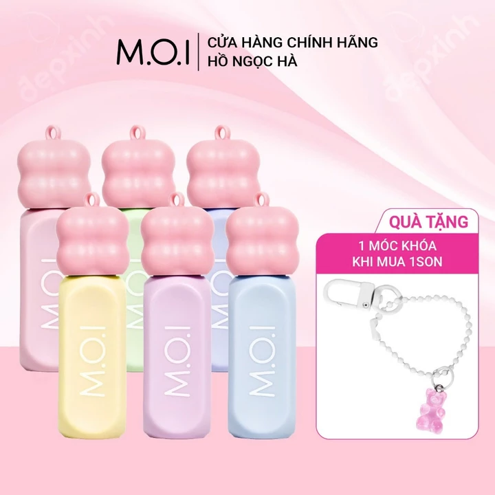 Son tint bóng M.O.I Gummy Lip Tint 3g - Bóng mọng nhẹ môi bền màu
