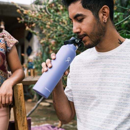Bình giữ nhiệt Hydro Flask 621 ml Standard Flex Straw Cap 21 oz có nắp ống hút tiện lợi, chính hãng