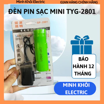 Đèn pin sạc TYG-2801,đèn pin mini,đèn pin nhỏ gọn,đèn pin giá rẻ,đèn pin led sạc điện,đèn pin cầm tay,đèn sạc cắm điện,đ
