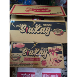 Thùng mỳ Siu kay hải sản 24 gói x 128gr