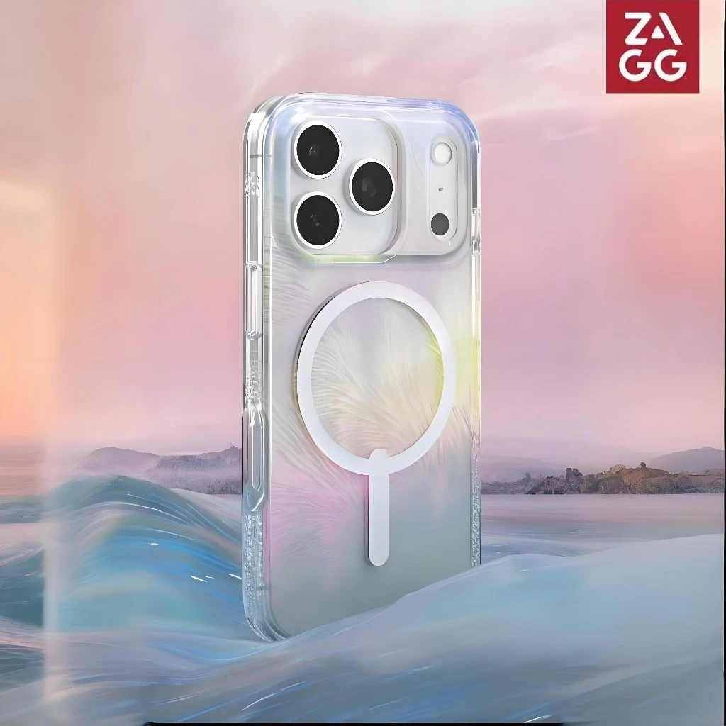 [ iP 17] Ốp Lưng Chống Sốc WIWU MILAN Lông Vũ Tích Hợp Sạc Không Dây cho iP 17/16 Series