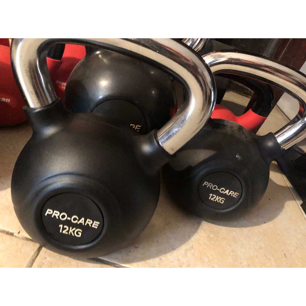 Tạ Bình Kettlebells Cao Su Lõi Sắt Pro-Care Đài Loan - Trọng Lượng Tạ từ 4KG đến 16KG (1 Cái)
