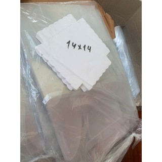Túi hộp meka để giấy, chuyên cắm hoa hoặc đựng vừa cốt trụ mini SIZE 14*18cm Túi Hộp Mica Đựng Quà Tặng ANGIHOME