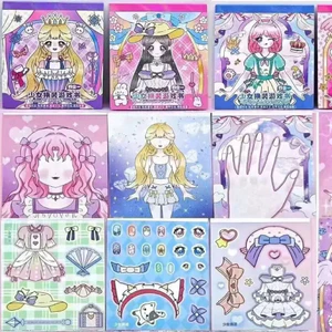 2 Quyển Sticker Bóc Dán Trang Điểm Công Chúa - Đồ Chơi Hottrend Dành Cho Bé Yêu