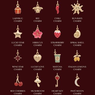 [VÒNG ĐÃ GẮN CHARM] Vòng & charm bằng thép không gỉ mạ vàng 18K tùy chỉnh thiết kế theo yêu cầu