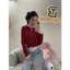Áo len dài tay thêu ngựa cài cúc #6959