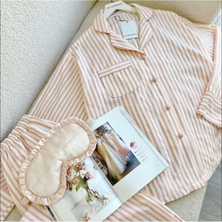 𝗛𝗮̀𝗻𝗴 𝗰𝗵𝗶́𝗻𝗵 𝗵𝗮̃𝗻𝗴 Bộ Đồ Ngủ mặc nhà Pyjama Mơ Thu form rộng - ON WORKSHOP