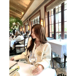 Áo khoác dạ tweet dệt kim form suông cao cấp sang trọng