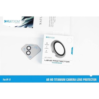 Cường Lực Camera KUZOOM Chống Trầy, Xước Chống Vỡ, Màu Nguyên Bản Cho Điện Thoại iPhone 17 Pro ProMax Air