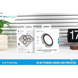 Cường Lực Camera KUZOOM Chống Trầy, Xước Chống Vỡ, Màu Nguyên Bản Cho Điện Thoại iPhone 17 Pro ProMax Air