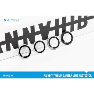 Cường Lực Camera KUZOOM Chống Trầy, Xước Chống Vỡ, Màu Nguyên Bản Cho Điện Thoại iPhone 17 Pro ProMax Air