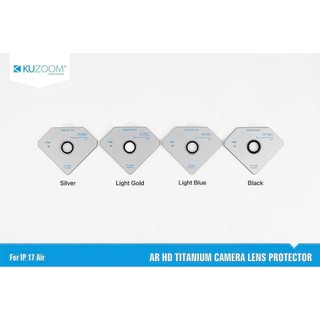 Cường Lực Camera KUZOOM Chống Trầy, Xước Chống Vỡ, Màu Nguyên Bản Cho Điện Thoại iPhone 17 Pro ProMax Air