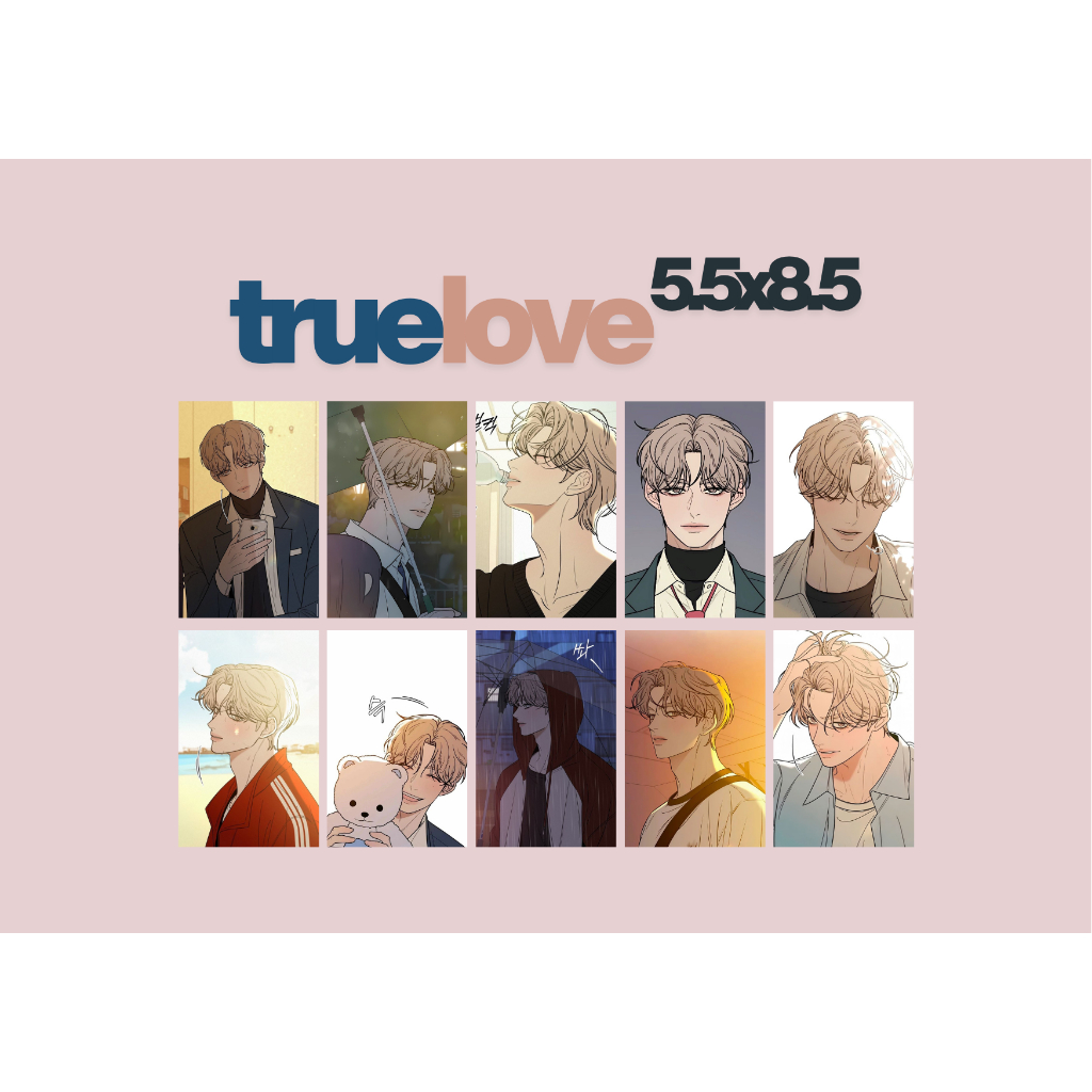 set 10 sticker decal"Chiến thuật tình yêu trong sáng"-"Operation: True Love" Baek Do Hwa-Go Eunhyeok(size 5,5x8,5cm)