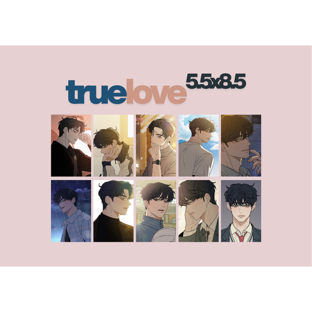 set 10 sticker decal"Chiến thuật tình yêu trong sáng"-"Operation: True Love" Baek Do Hwa-Go Eunhyeok(size 5,5x8,5cm)