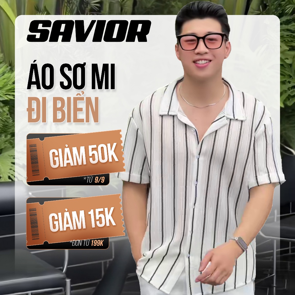 Áo Sơ Mi Ngắn Tay Cuban Form Rộng SAVIOR - Chất Liệu Cotton Mesh Đan ...