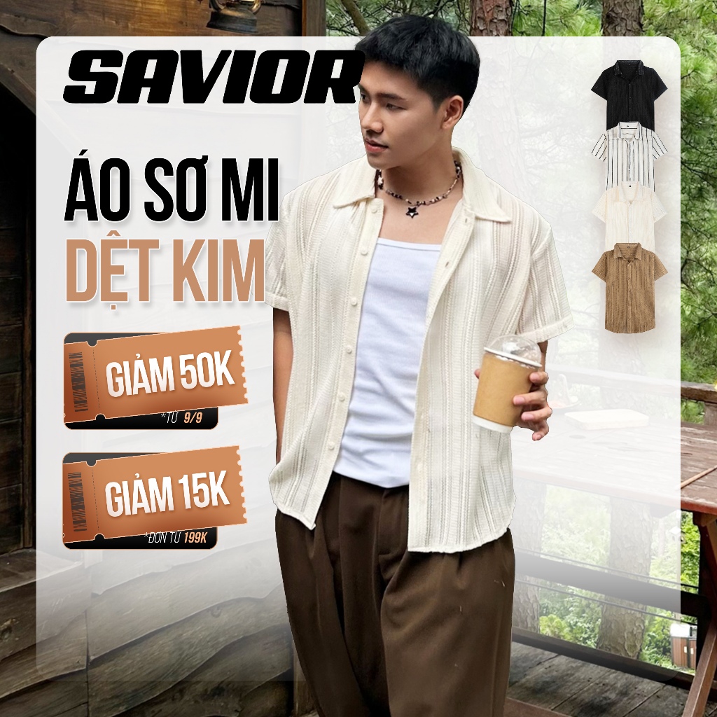 Áo Sơ Mi Dệt Kim Vải Cotton Mesh SAVIOR Chính Hãng - Thoáng Khí, Form ...