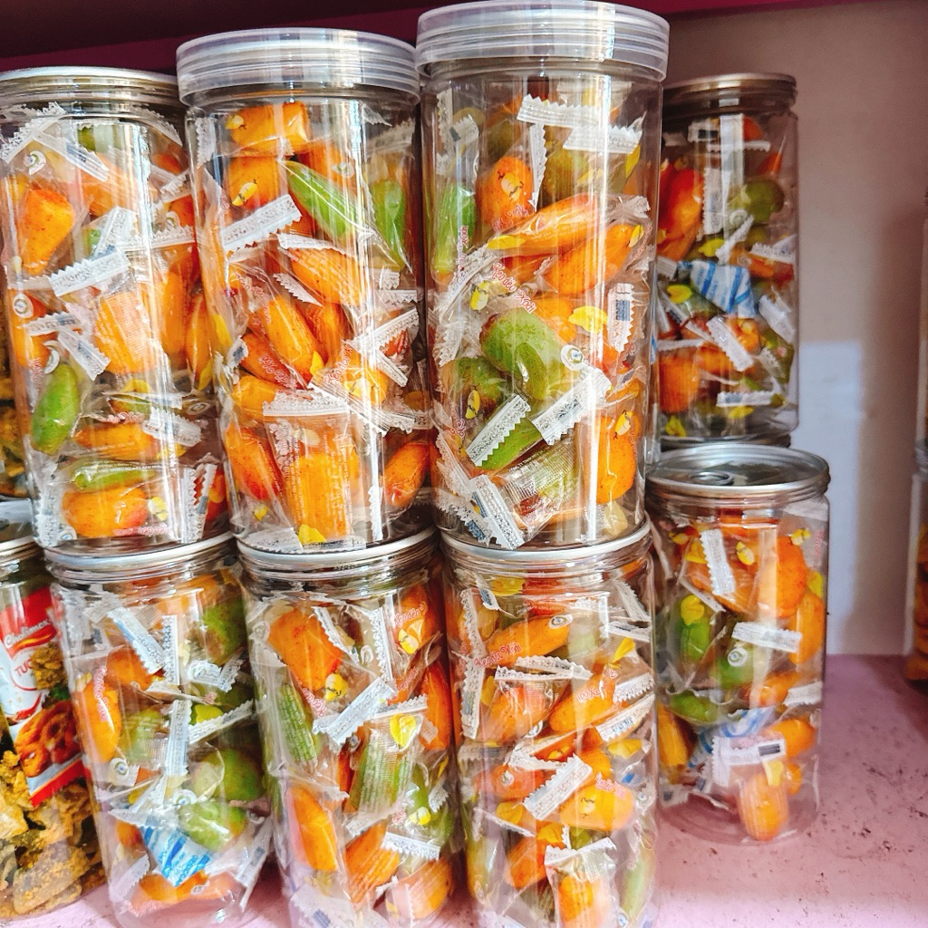 KẸO-DẼO-XOÀI-MUỐI-ỚT - Hộp Vuông 200G/ Hộp Pet 350G