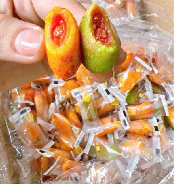 KẸO-DẼO-XOÀI-MUỐI-ỚT - Hộp Vuông 200G/ Hộp Pet 350G