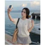 Áo len Cardigan ngắn tay nữ thêu gấu dáng dễ thương, len dệt kim Hàng Chuẩn Xịn