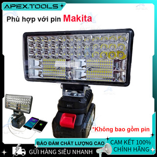 🔥Đèn LED Cầm Tay Mạnh Sáng Chiếu Xa 11800 Lumens Pin Makita Tích Điện Nhanh Pin Kéo Dài（Sản phẩm không bao gồm pin ạ!）