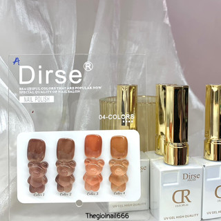 Set sơn DIRSE 4 chai mã A tone thạch 15ml
