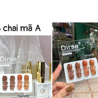 Set sơn DIRSE 4 chai mã A tone thạch 15ml