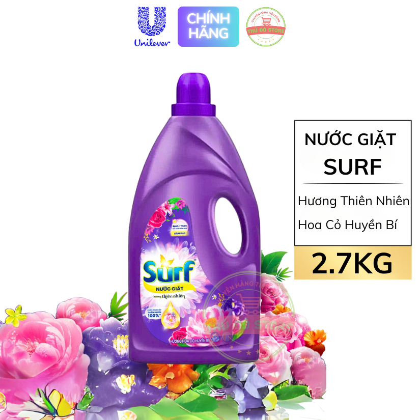 Nước Giặt Surf - Can 2.7KG/ Túi 2.9kg  bonghoanang
