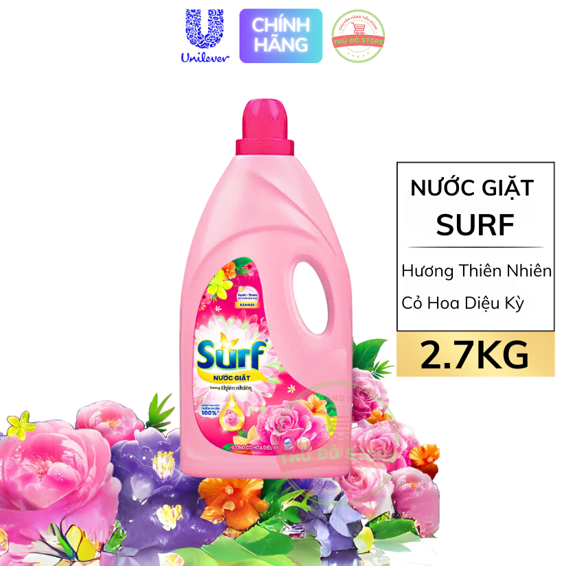 Nước Giặt Surf - Can 2.7KG/ Túi 2.9kg  bonghoanang