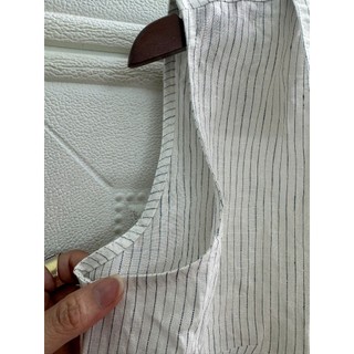 [JUNE LINEN] A19- Áo sơ mi nữ sát nách Linen tưng premium. 100% Linen.