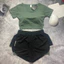 Bộ tập Gym nữ- quần áo tập gym yoga aerobic nữ croptop kết hợp quần đùi 2 lớp chất đẹp (NG03 )