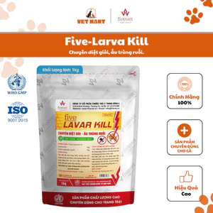 Five-Larva Kill Giải pháp kiểm soát giòi và ấu trùng ruồi cho thú nuôi và gia súc (1KG)