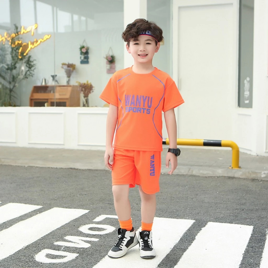[Peinn] Bộ quần áo mùa hè bé trai 15-45kg mẫu WANYU. Chất liệu thun lạnh - EB17