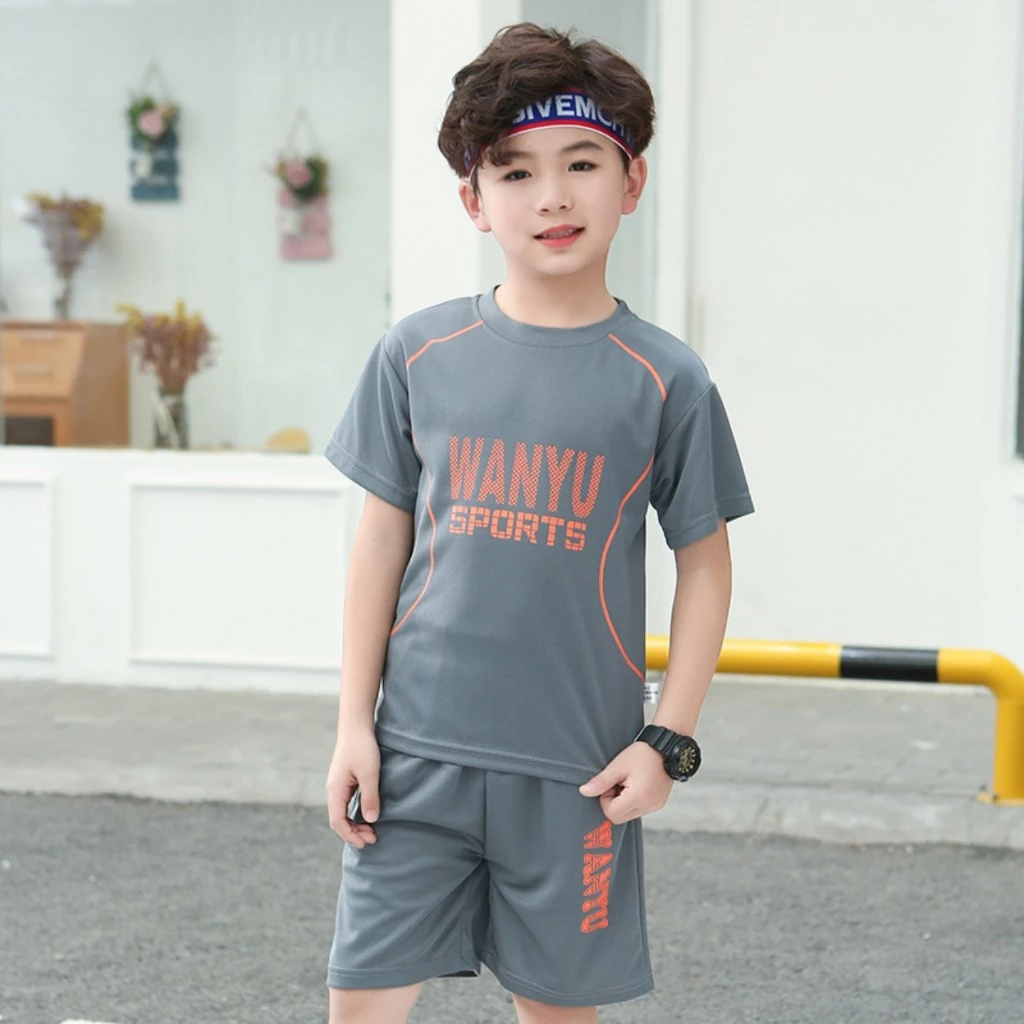 [Peinn] Bộ quần áo mùa hè bé trai 15-45kg mẫu WANYU. Chất liệu thun lạnh - EB17