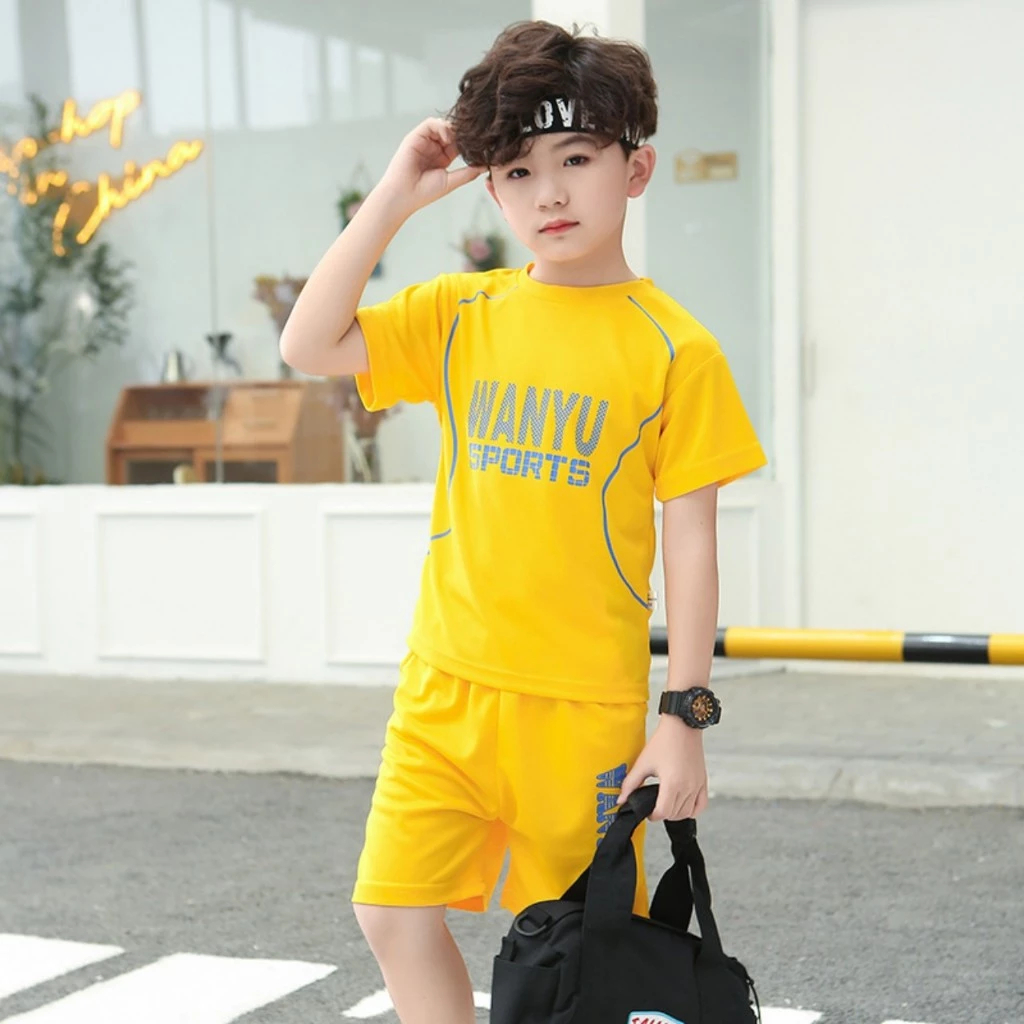 [Peinn] Bộ quần áo mùa hè bé trai 15-45kg mẫu WANYU. Chất liệu thun lạnh - EB17