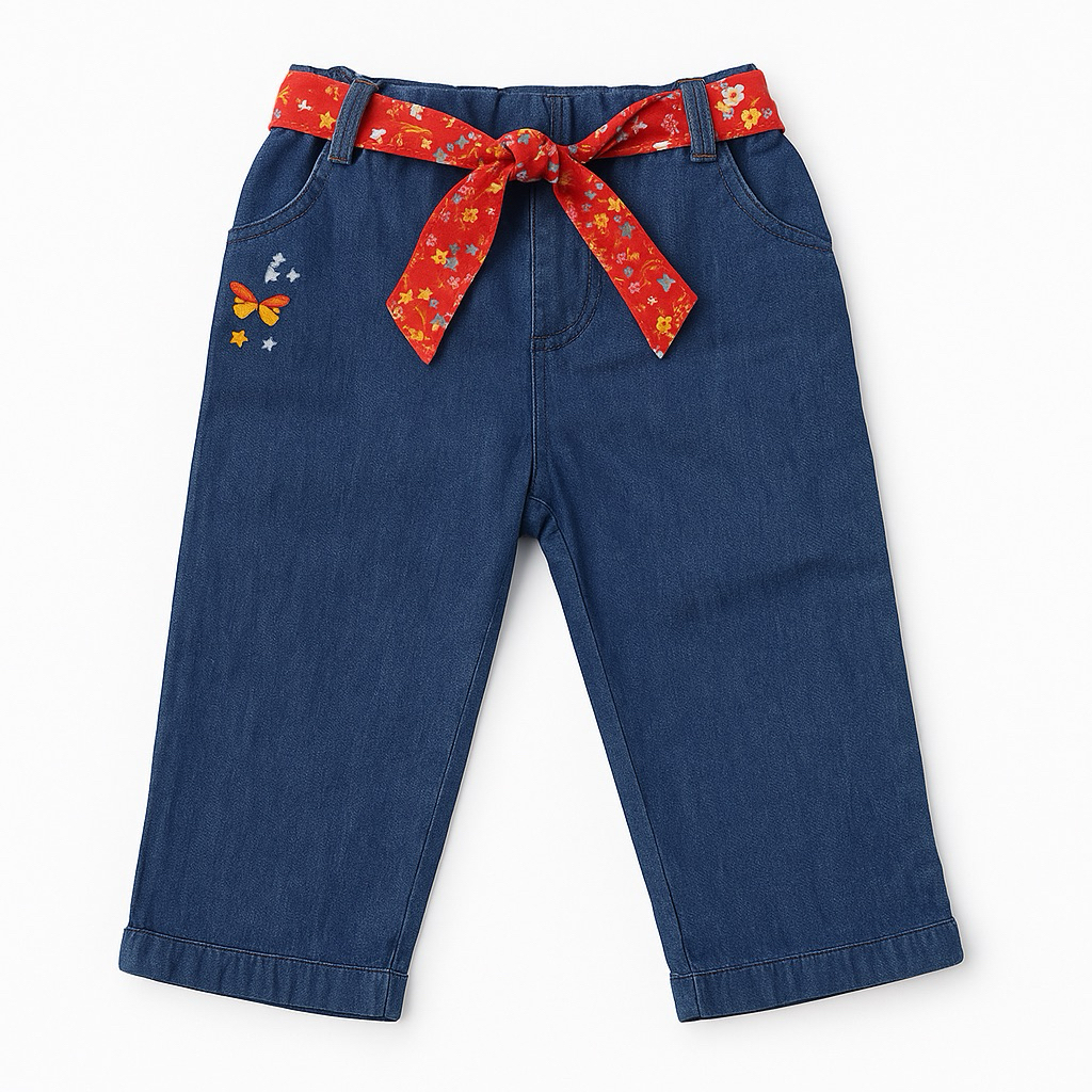 Quần Jean Bé Gái 6M-4T (5-17kg) Co Giãn Mềm Đẹp Dễ Thương Cho Bé E0317 L008 L097