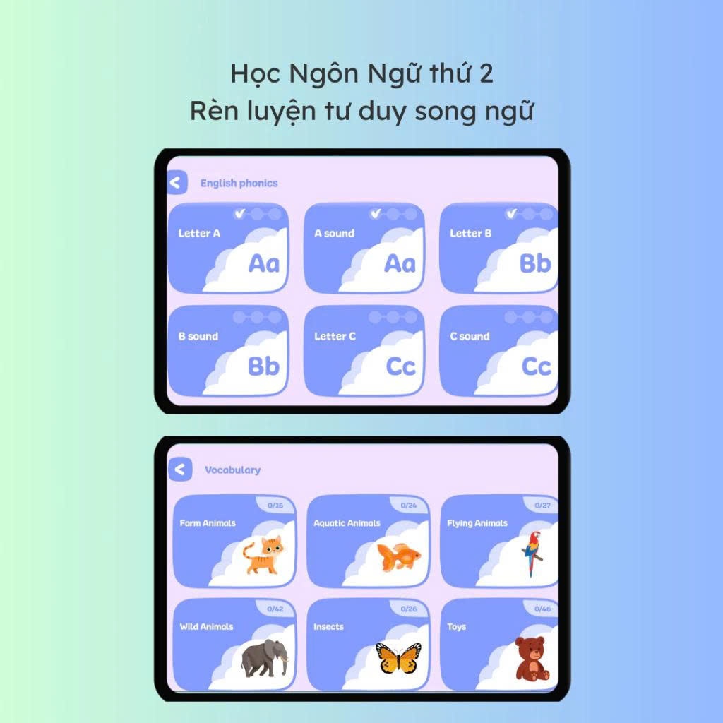 Khóa Học KidsUP Pro Gói 3 Tháng - Chương trình giáo dục sớm toàn diện cho trẻ 1-8 tuổi