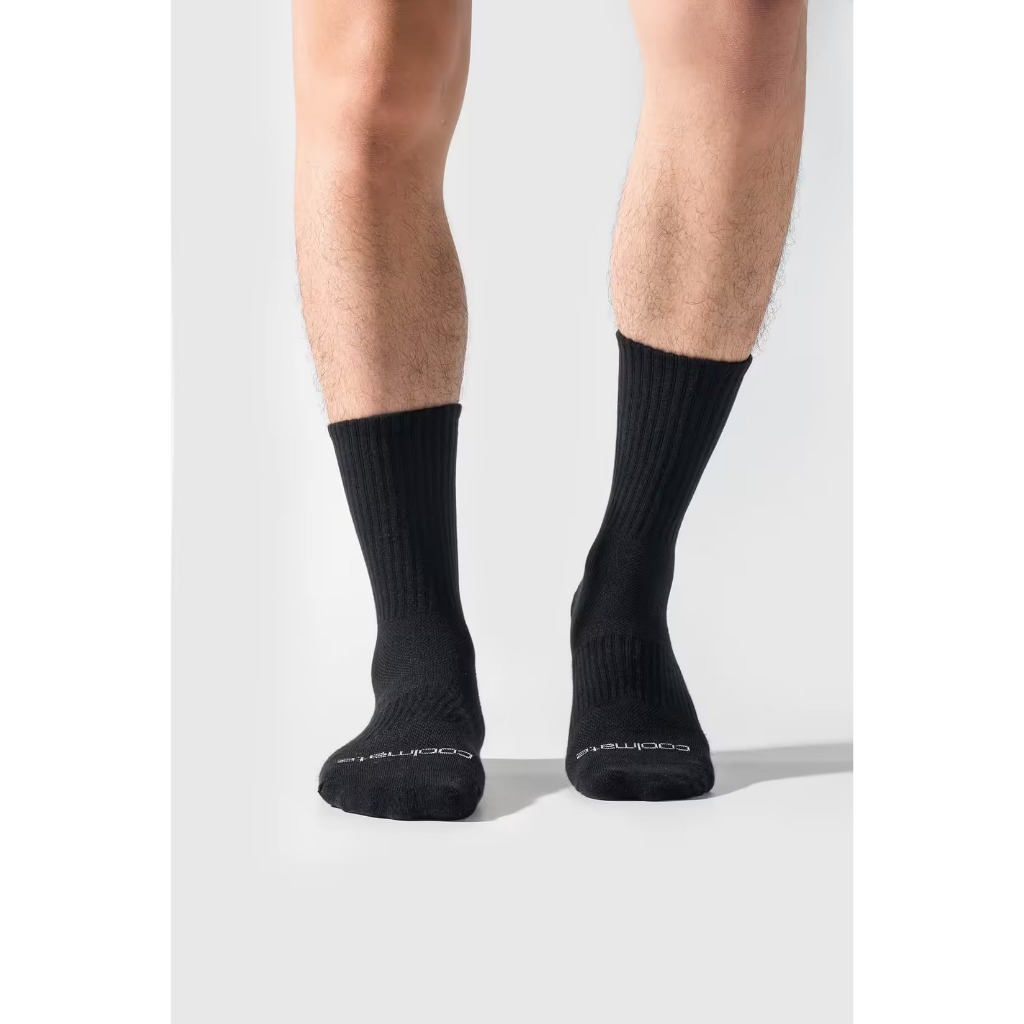 [MUA 2 GIẢM 5%]Combo 2 Tất Vớ thể thao cổ dài chống trượt tập gym thể thao Coolmate