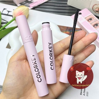 [COLORKEY] Mascara Colorkey Vỏ Hồng, Làm Dày Và Dài Mi Chống Nước, 6g