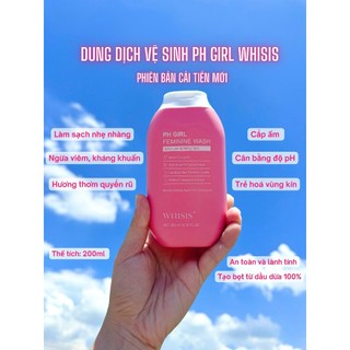 Dung dịch vệ sinh pH Girl WHISIS MP1253– Làm hồng, khử mùi, thơm quyến rũ suốt ngày dài 💗