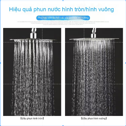 Cần nối sen tắm đứng, thanh nối dài sen tắm, bộ chuyển đổi sen thường thành sen cây, bát sen cây to
