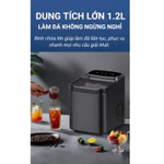 [HECCI HOME] Máy Làm Đá Viên Mini Siêu Tốc 7-10 Phút Tạo Đá 15kg An Toàn Vệ Sinh Tiện Lợi Cho Gia Đình — ảnh 7