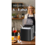 [HECCI HOME] Máy Làm Đá Viên Mini Siêu Tốc 7-10 Phút Tạo Đá 15kg An Toàn Vệ Sinh Tiện Lợi Cho Gia Đình — ảnh 8