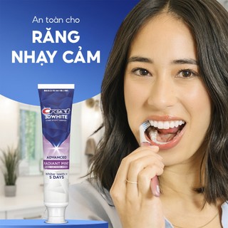 Combo kem đánh răng Crest 3D White Radiant Mint (93g x 2)