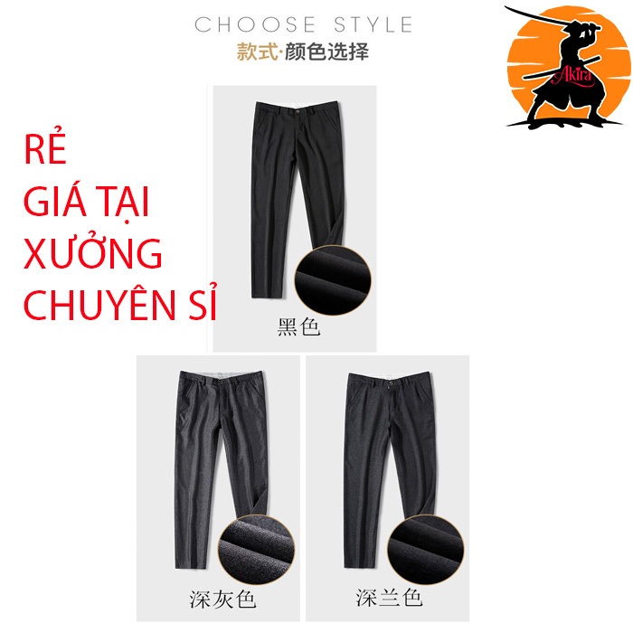 Quần tây trung niên nam phong cách sang trọng, dễ phối đồ đi làm