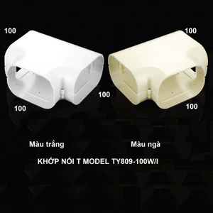 KHỚP NÓI T, HỘP ĐI ỐNG ĐIỀU HÒA VÀ PHỤ KIỆN, MODEL TY809-100/W/I, BẢO HÀNH 5 NĂM