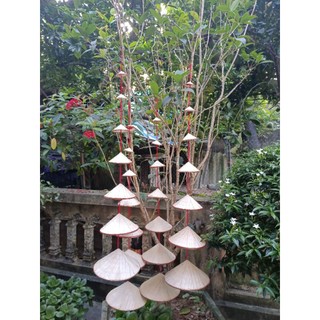 Dây 5 nón lá trang trí siêu rẻ, dùng trang trí decor
